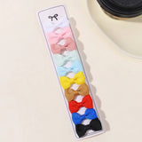 KIDS BOW HAIR CLIPS WITH NECK BOW DESIGN_CWAHA6727