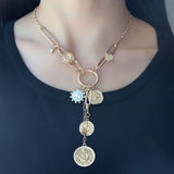 FASHION ORIGINAL DESIGN MULTI PENDANT NECKLACE_CWAJE2830