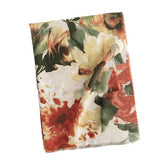 ELEGANT FLORAL FAUX CASHMERE SCARF WARM NECK WRAP_CWASC0446