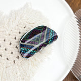 BOHEMIAN POLKA DOT ACRYLIC HAIR CLAW UNIQUE DESIGN_CWAHA2074