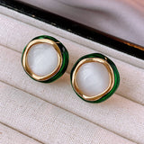 ROUND NICHE TEMPERAMENT EARRINGS_CWAJE2456