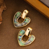 ABALONE SHELL HEART PENDANT EARRINGS_CWMM4302