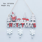 CREATIVE CHRISTMAS WOODEN HANGING ORNAMENT_CWMM9901