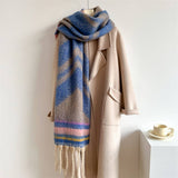 AUTUMN WINTER LONG SCARF THICK COZY WRAP_CWASC0974
