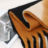 THICK GRADIENT MOHAIR SCARF STYLISH WINTER WRAP_CWASC1112