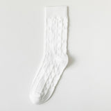 Women Simple Thin And Comfortable Twist Socks_Cwms0467