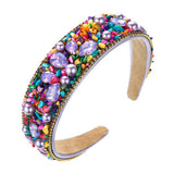 PERSONALIZED DESIGN COLORFUL TURQUOISE HEADBAND_CWAHA1974