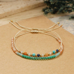 BOHEMIAN CRYSTAL ADJUSTABLE BRACELET_CWMM3880