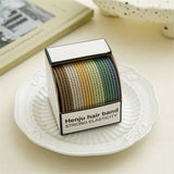 10PCS BRAIDED CORD SUPER STRETCHY ELASTIC HAIR TIE_CWAHA0331