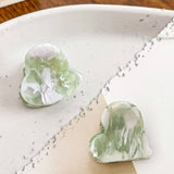 MINI HEART ACETATE CLAW CLIP ELEGANT SIDE CLIP_CWAHA0732