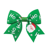 GIRLS XMAS HAIR CLIP WITH REINDEER SNOW_CWAHA6693