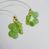 SALTY OR SWEET FLESHY GRAPE BOBO EARRINGS_CWAJE1714