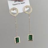 LIGHT LUXURY GEOMETRIC RING SQUARE STUD EARRINGS_CWAJE1320