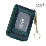 KEYCHAIN GENUINE LEATHER MULTIFUNCTIONA CARD HOLDER_CWAB3833