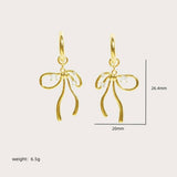 ALL MATCH FAIRY SWEET ZIRCON BOW EARRINGS_CWMM5511