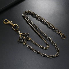 HIP HOP PUNK DOUBLE CHAIN PANTS CHAIN_CWMM4823