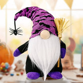 HALLOWEEN BROOM SPIDER RUDOLPH ORNAMENT_CWMM1766