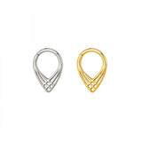 NEW PUNK POLISHED STEEL TEARDROP SEPTUM RING_CWMM9604