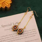 SIMPLE RETRO HANDMADE DESIGN EXOTIC EARRINGS_CWAJE3984