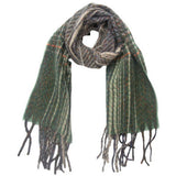 GRADIENT FRINGE SCARF FALL WINTER JACQUARD WRAP_CWASC0874