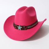 Ven Western Cowboy Hat With Turquoise Star Band_Cwah3661