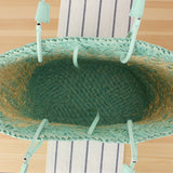 FRESH GRADIENT BLUE HANDWOVEN STRAW BAG_CWAB2033