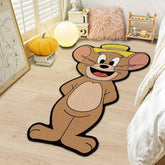THICK CARTOON RUNNER RUG CUTE PLUSH BEDROOM MAT_CWMM7396