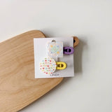 CHILDRENS NEW GEOMETRIC COLOR MATCHING HAIRPIN_CWAHA1813