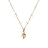 FASHION EVIL EYE PENDANT PALM EYE ZIRCON NECKLACE_CWMM5548