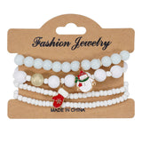 2024 NEW CHRISTMAS BEADED ELASTIC ROPE BRACELET_CWAJE2207