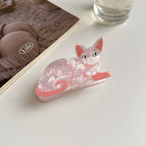 CUTE ANIMAL HAIR CLAW CAT DOG MEDIUM SHARK CLIP_CWAHA5701