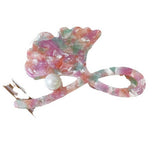 GINKGO LEAF PEARL HAIR CLAW ELEGANT FRENCH CLIP_CWAHA1347
