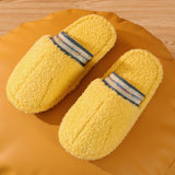 Solid Color Couple Indoor Non-Slip Cotton Slippers_Cwshs0780
