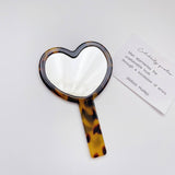 RETRO ACETATE COMPACT MIRROR GEOMETRIC HEART_CWMM6373