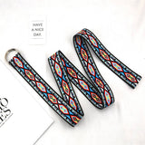 Cwabe0951_Double Buckle Canvas Casual Belt