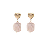 Womens High-End Natural Pearl Earrings