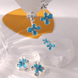 FLOWER DESIGN EARRINGS_CWAJE0460