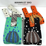 Women Pumpkin Knitted Shoulder Handbag_Cwab1502