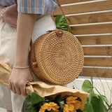 RATTAN BAG CROSSBODY MINI BAG RETRO SINGLE BAG_CWMM4548