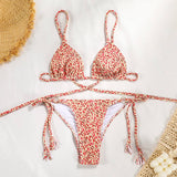 SEXY NYLON BIKINI TIE FRONT WOMENS SWIMWEAR_CWMW0255