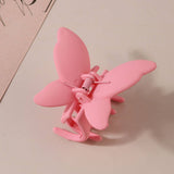 MATTE BUTTERFLY HAIR CLAW CLIP STRONG STYLISH_CWAHA0087