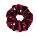 PEARL FUZZY HAIR SCRUNCHIES_CWAHA0382
