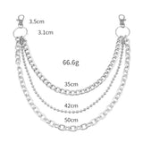 MINIMALIST RETRO HIP HOP PANTS CHAIN_CWMM0671