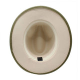 FASHION GRADIENT TWO COLOR THICK FELT HAT JAZZ HAT_CWAH0817