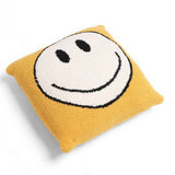 SMILEY FACE KNITTED JACQUARD PILLOW_CWMS0739