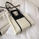 Women Fashion Simple Canvas Tote Bag_Cwab1595