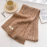 ELEGANT SOLID WOOL SCARF WRAP FOR FALL WINTER_CWASC2750