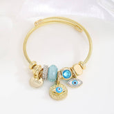 DIY RHINESTONE CHARM BFF BRACELET IN STEEL_CWMM8622