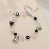 HALLOWEEN SPIDER HEART STAR BRACELET_CWAJE2453