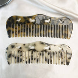 HEART SHAPED ACETATE ANTI STATIC HAIR COMB_CWMM6433